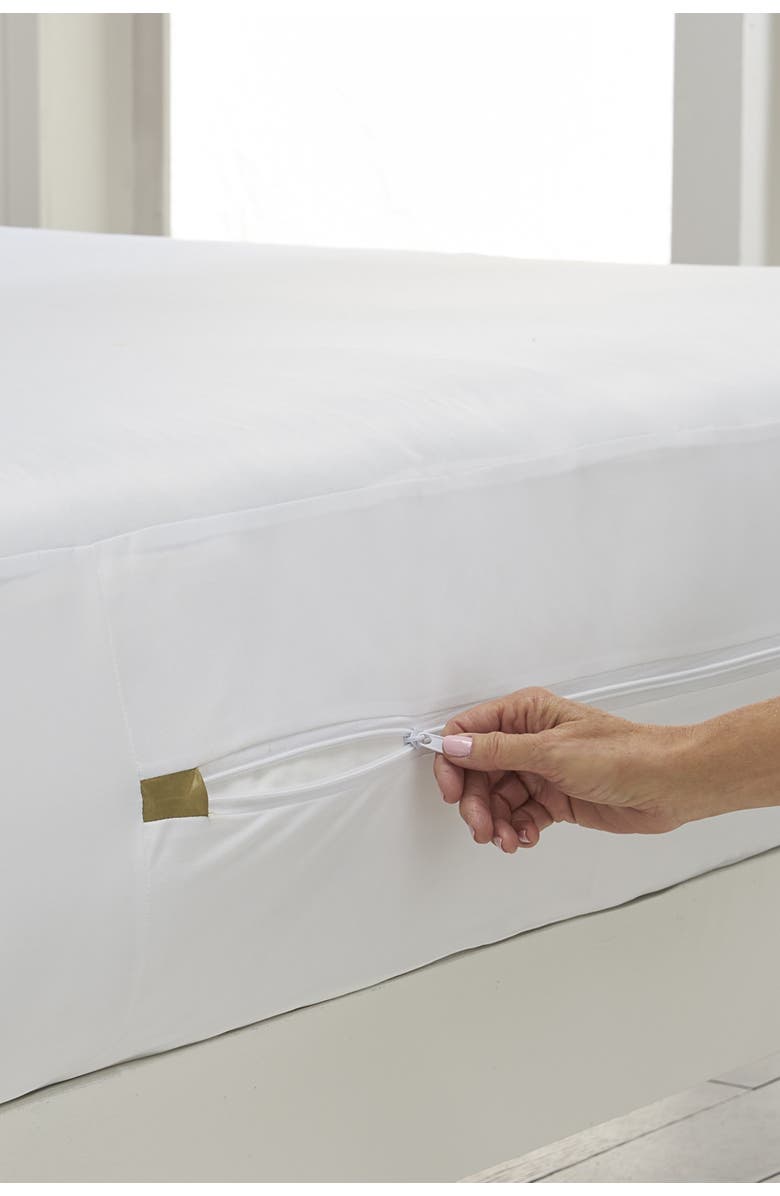 RIO HOME Waterproof Allergy 9" Mattress Encasement Set, Alternate, color, White