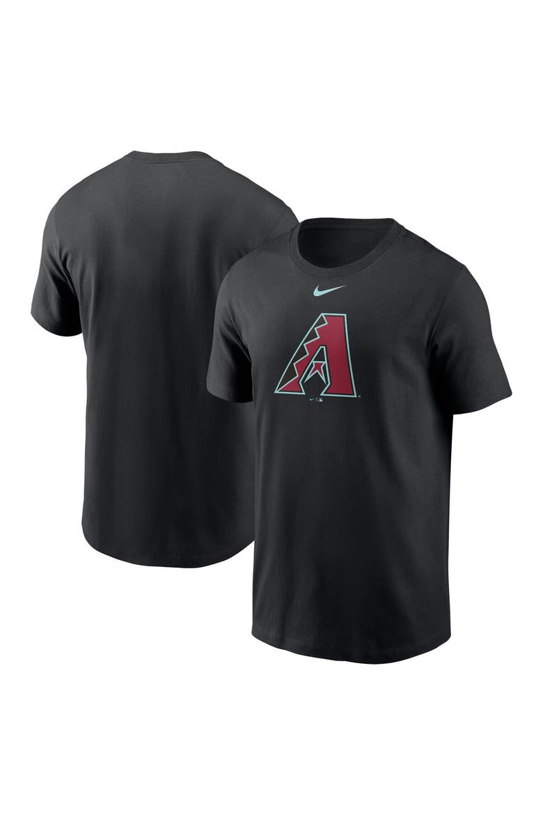 Men's Nike  Black Arizona Diamondbacks Large Logo T-Shirt, Alternate, color, Black