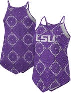 COLOSSEUM X WRANGLER Women's Colosseum x Wrangler Purple LSU Tigers Bandana Tank Top