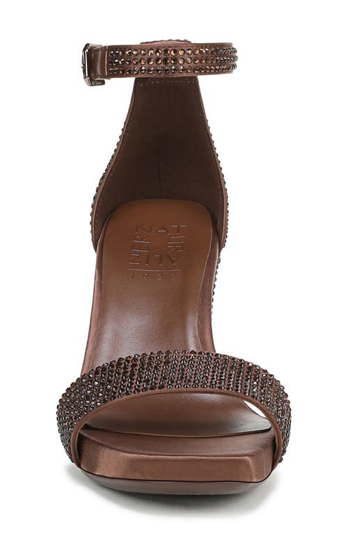 Naturalizer Joy Ankle Strap Sandal In Brown