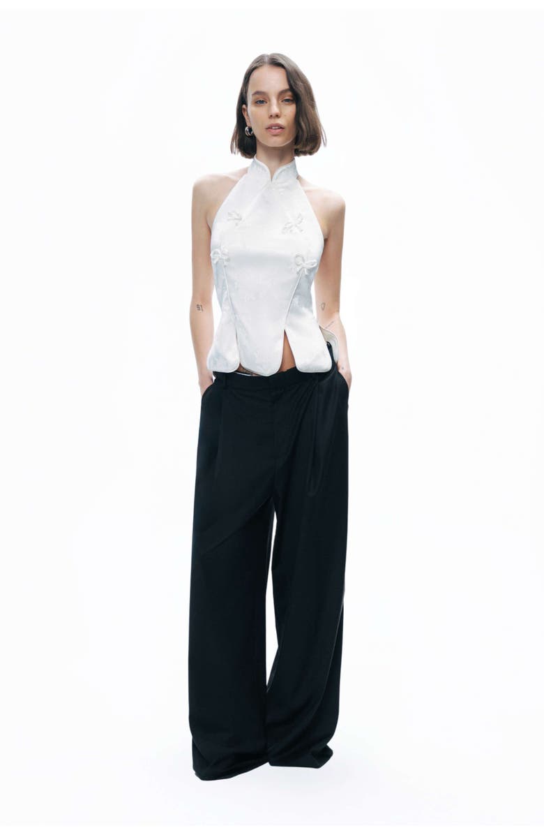 Nocturne Blouse with Bow Detail, Alternate, color,