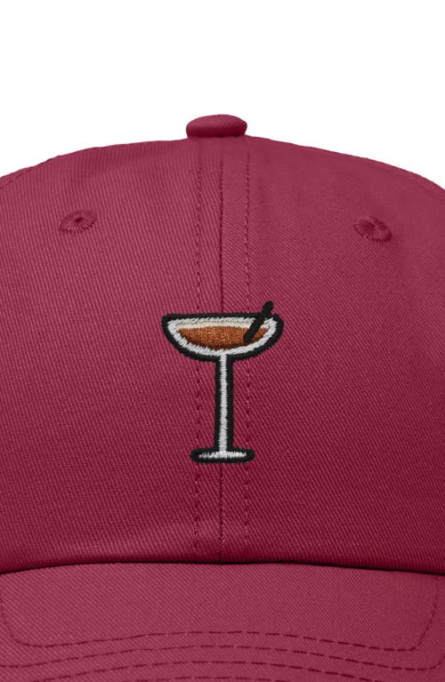 DALIX DALIX ESPRESSO MARTINI EMBROIDERED HAT 
