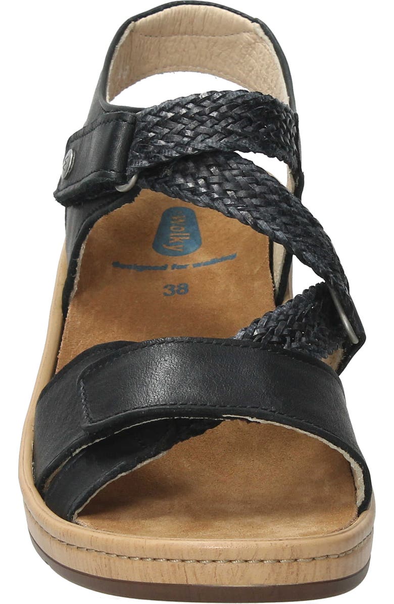 Wolky La Jolla Ankle Strap Platform Wedge Sandal, Alternate, color,