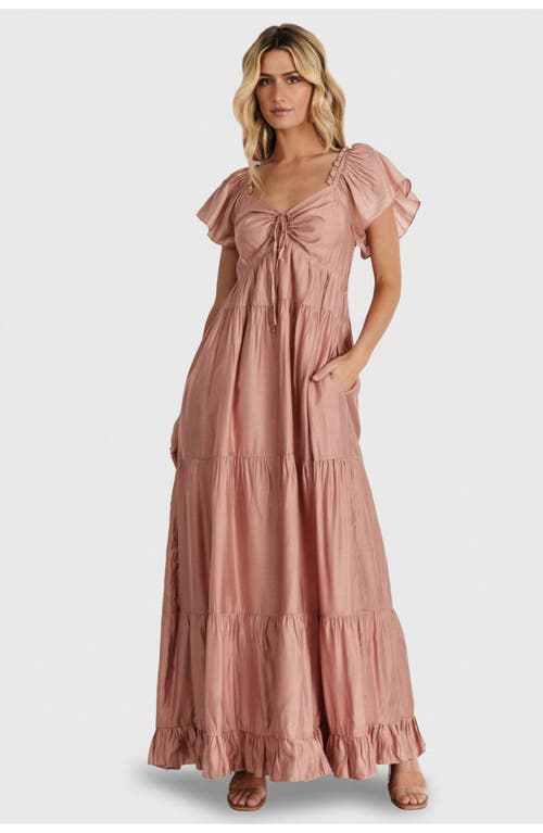 Baltic Børn Agatha Maxi Dress in Dusty Mauve at Nordstrom, Size Small