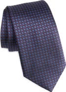 Canali Geometric Silk Tie
