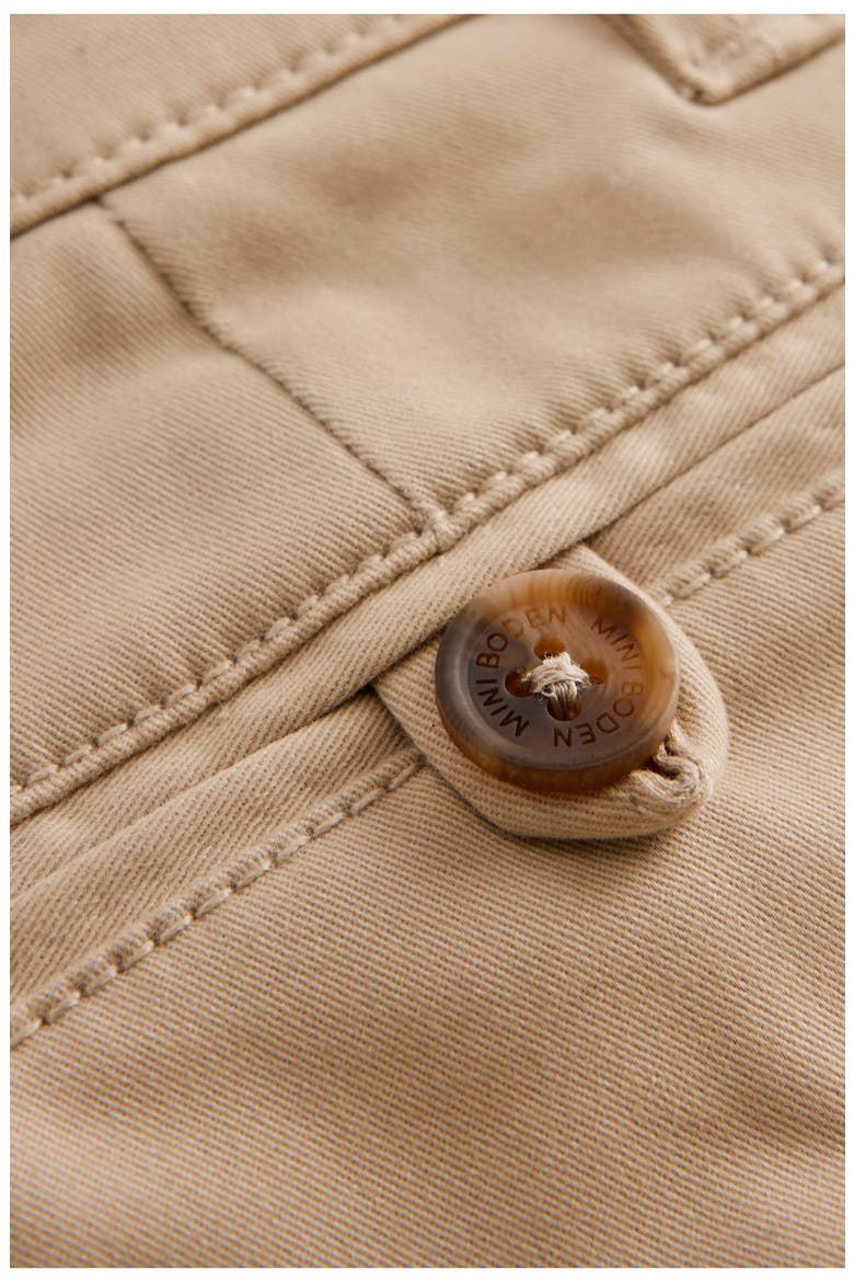 Kids' Classic Stretch Cotton Chino Shorts, Alternate, color, CLASSIC TAN