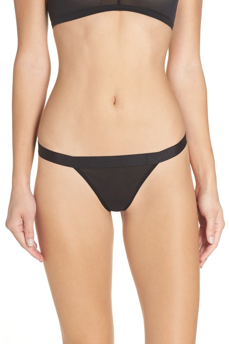 Sieve Thong, Main, color, BLACK