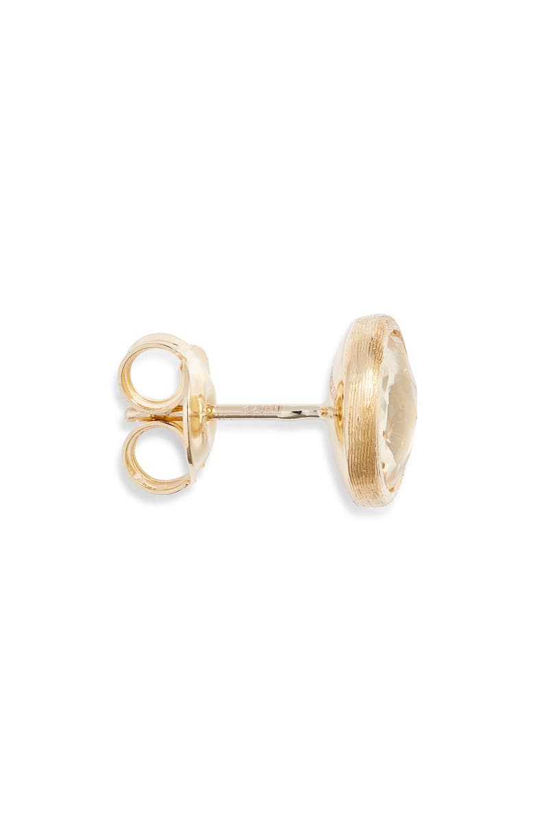 Marco Bicego Jaipur Lemon Quartz Stud Earrings, Alternate, color, Gold