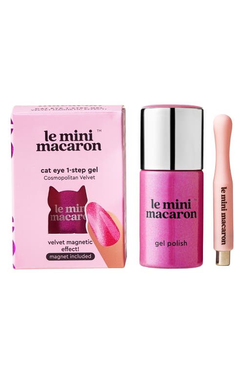 Le Mini Macaron Cat Eye 1-step Gel Nail Polish In Pink
