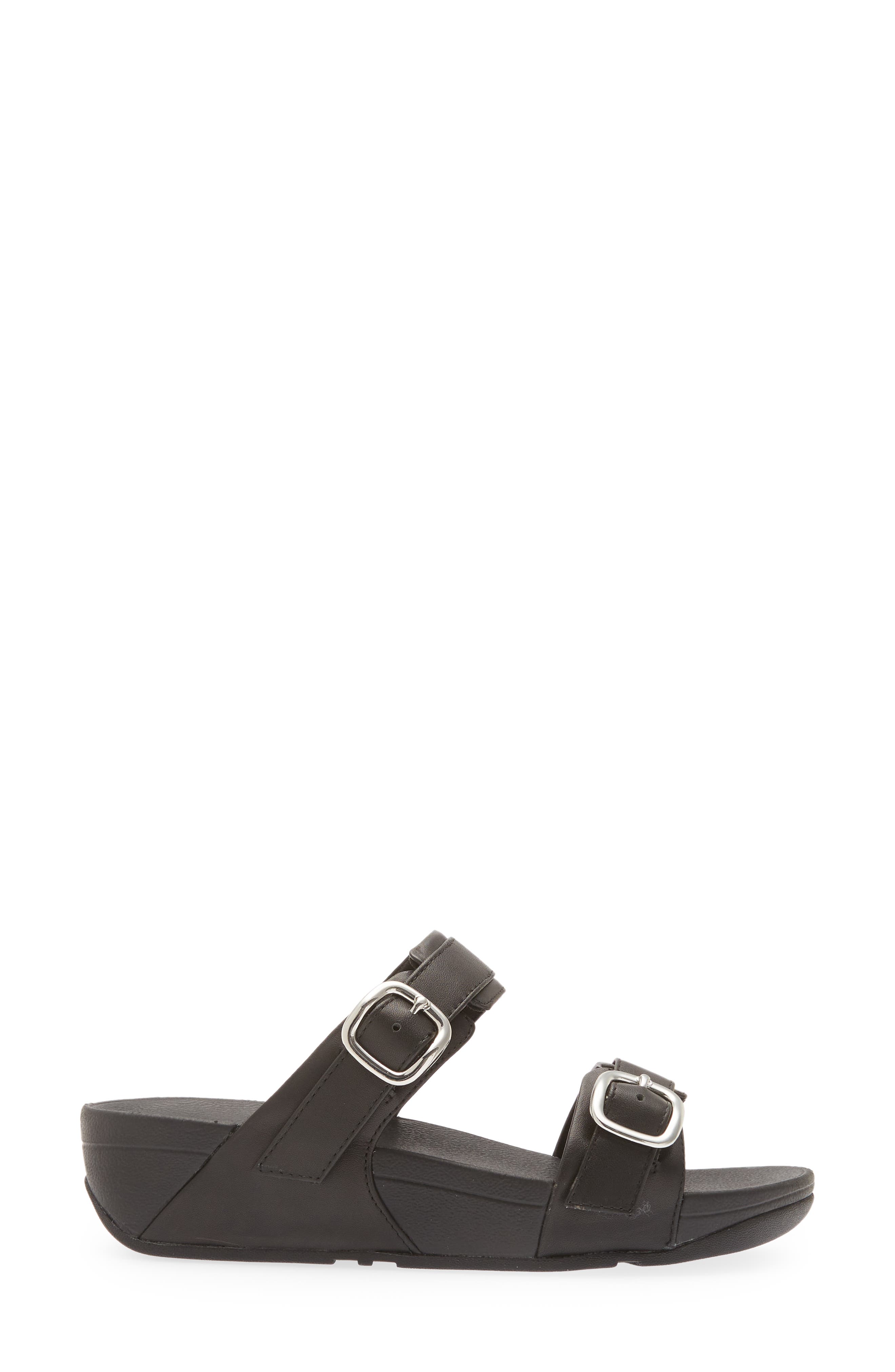 FitFlop Lulu Slide Sandal, Alternate, color, All Black