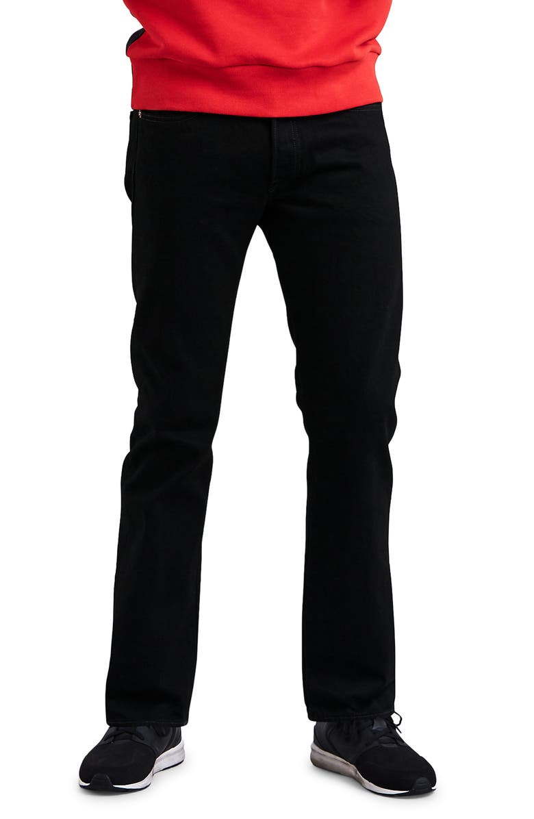 Levi's <sup>®</sup> 501<sup>®</sup> Original Straight Leg Jeans, Alternate, color, Black 37610
