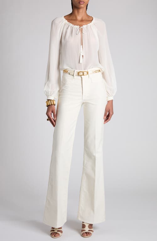 TOM FORD TOM FORD SILK GEORGETTE TOP 