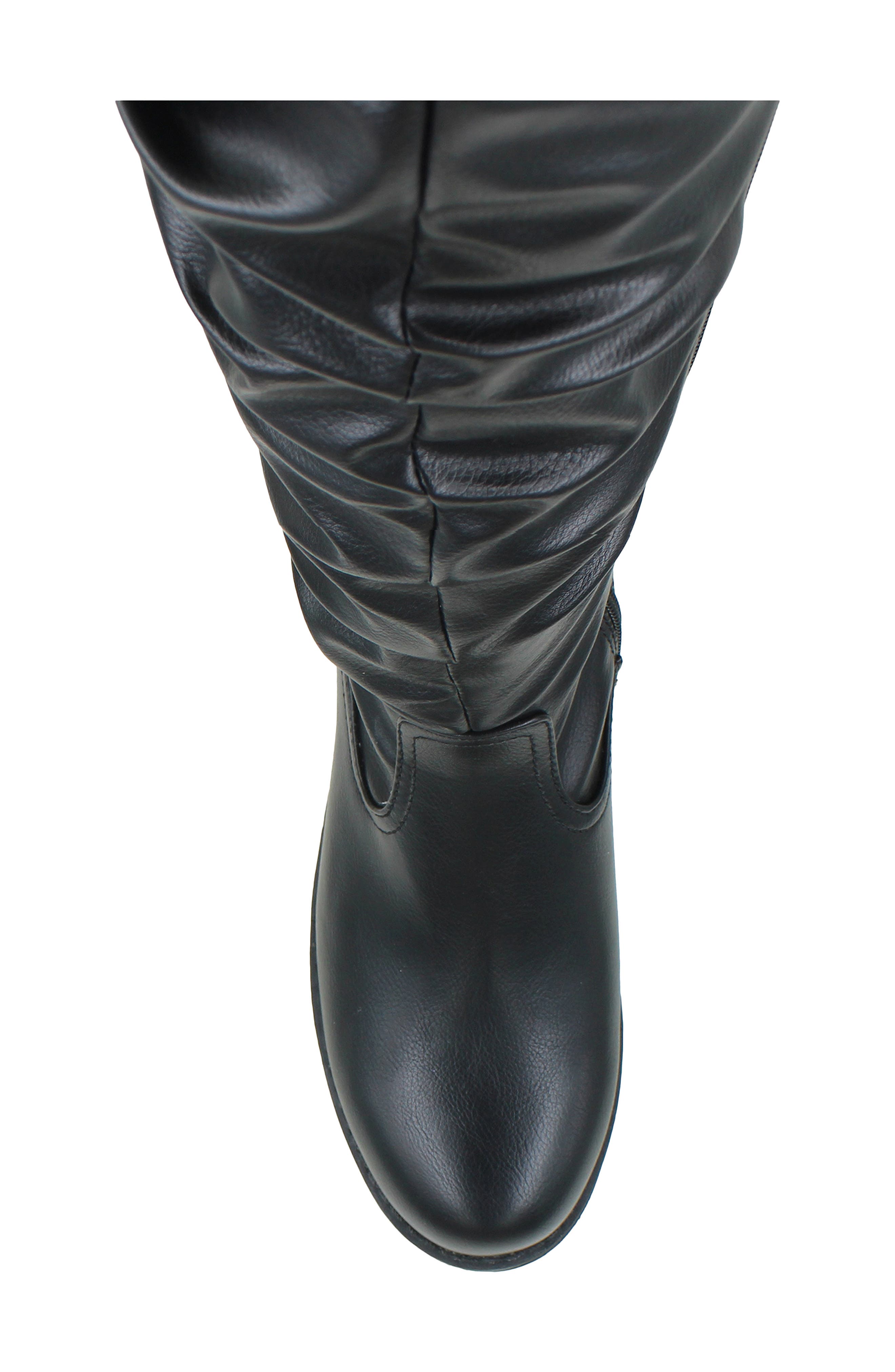 Lilo Faux Leather Knee High Boot, Alternate, color, BLACK