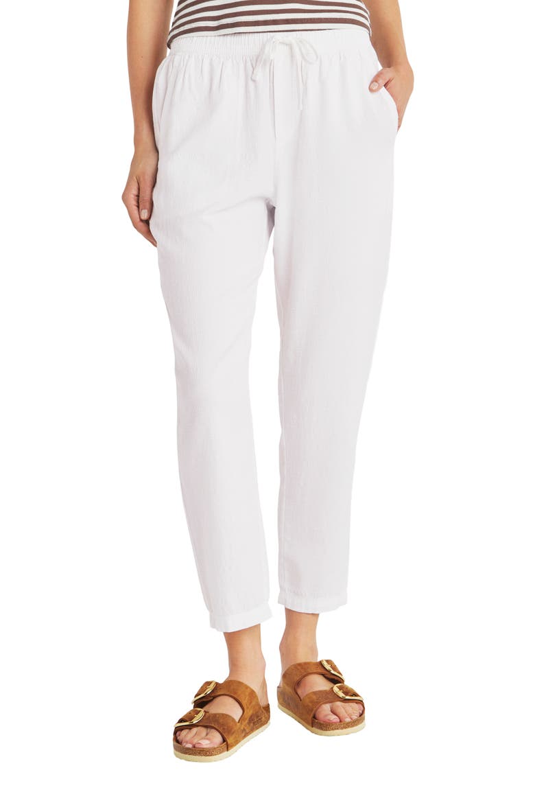 Angie Straight Leg Pants, Main, color, WHITE