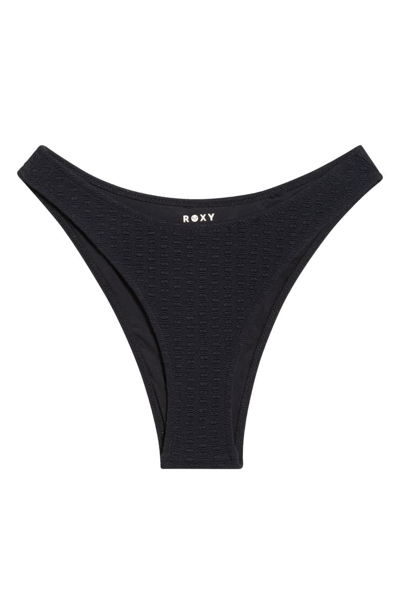Roxy Haliewa Scoop Front Bikini Bottoms, Main, color, Anthracite