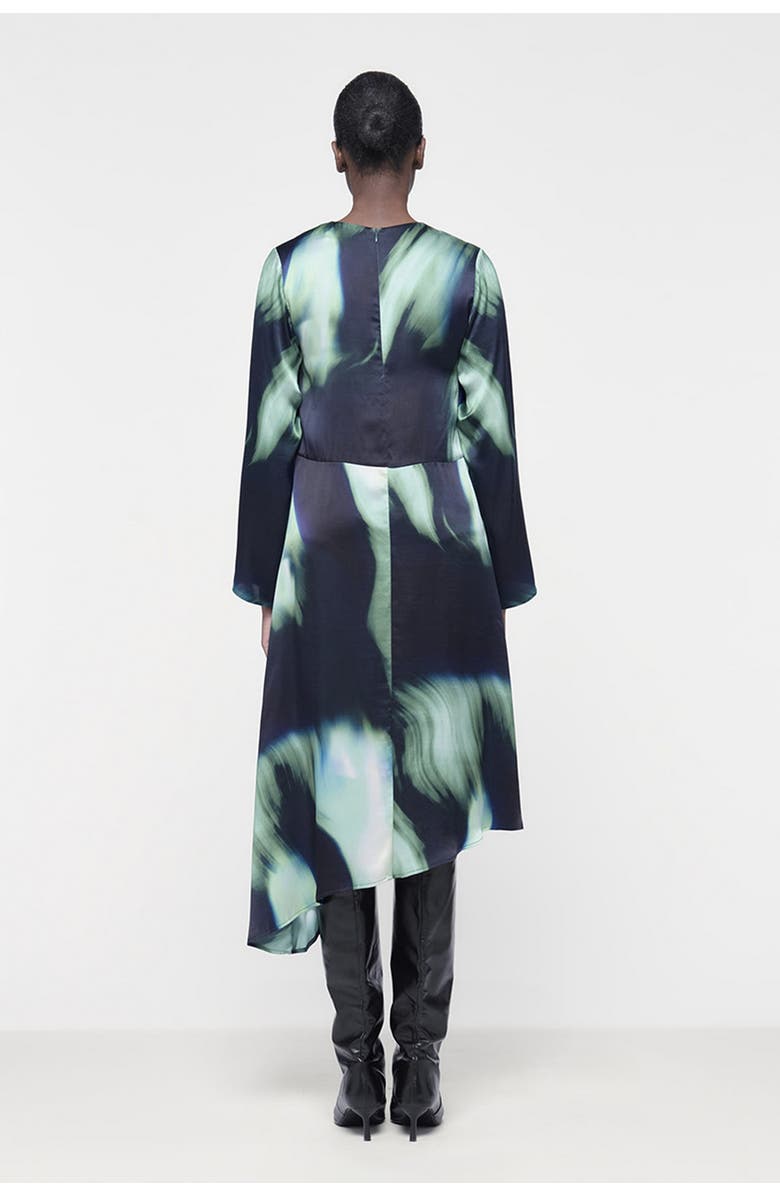 Leem Printed Paneled Dress, Alternate, color, Green