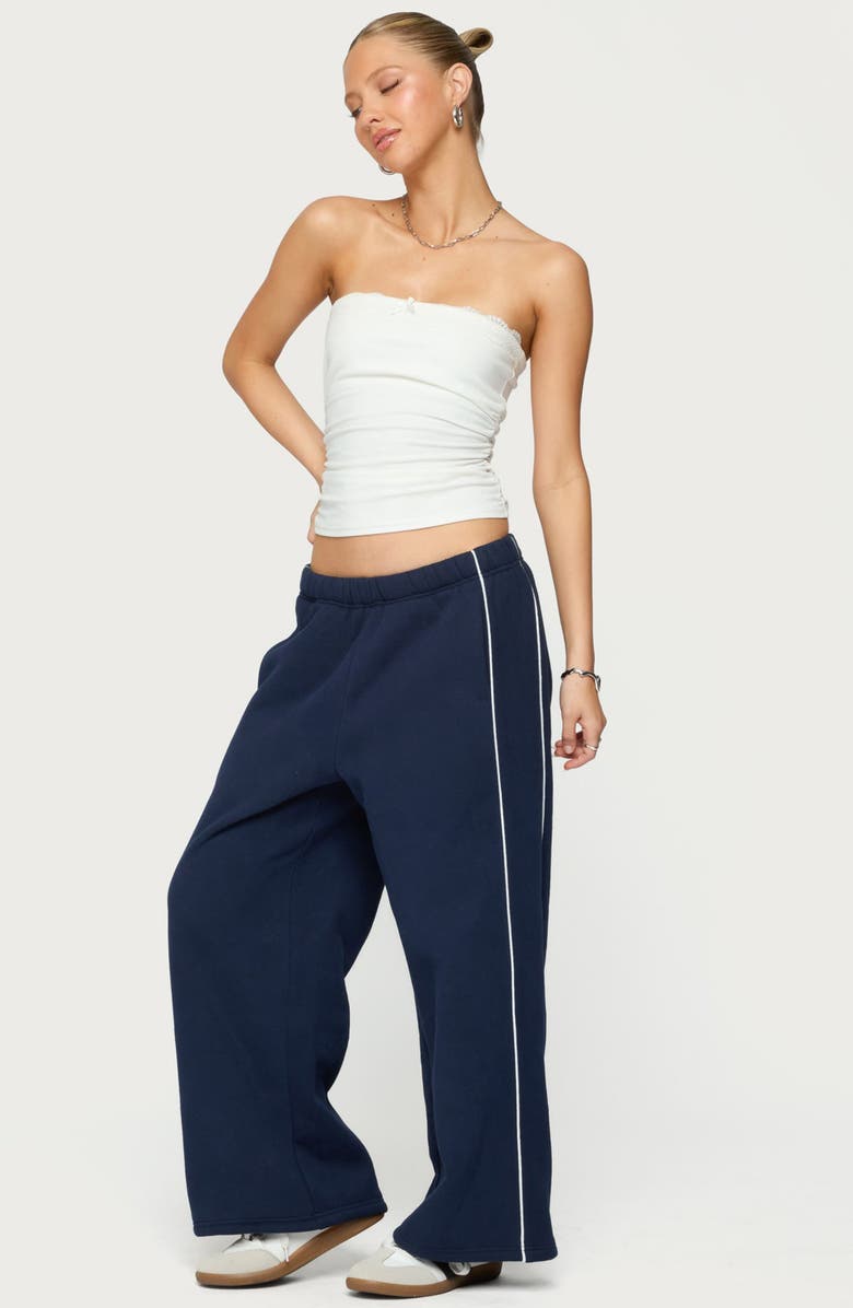 EDIKTED Autumn Sweatpants, Alternate, color, Navy