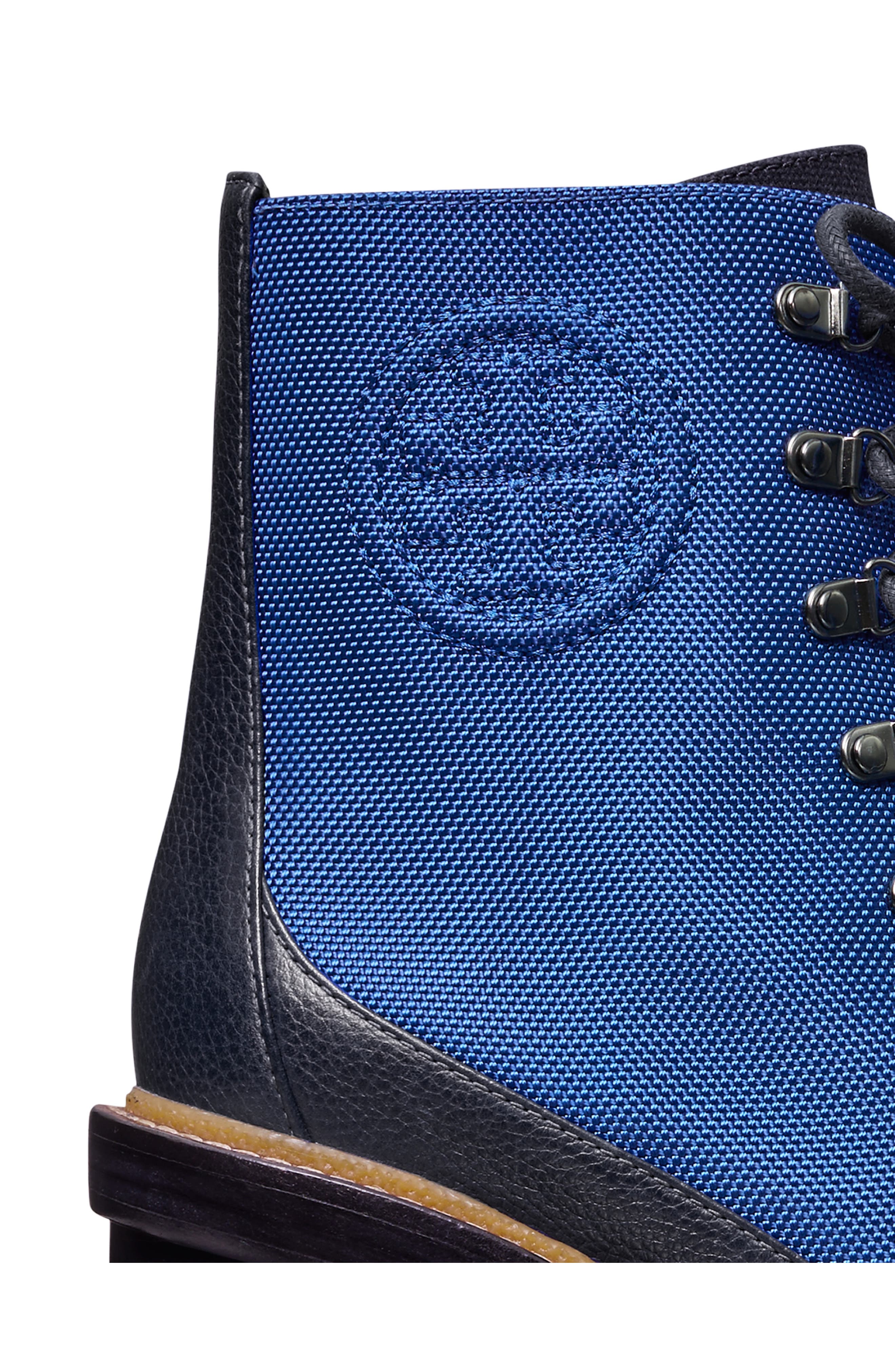 Tory Burch Miller Mixed Materials Lug Sole Boot, Alternate, color, 