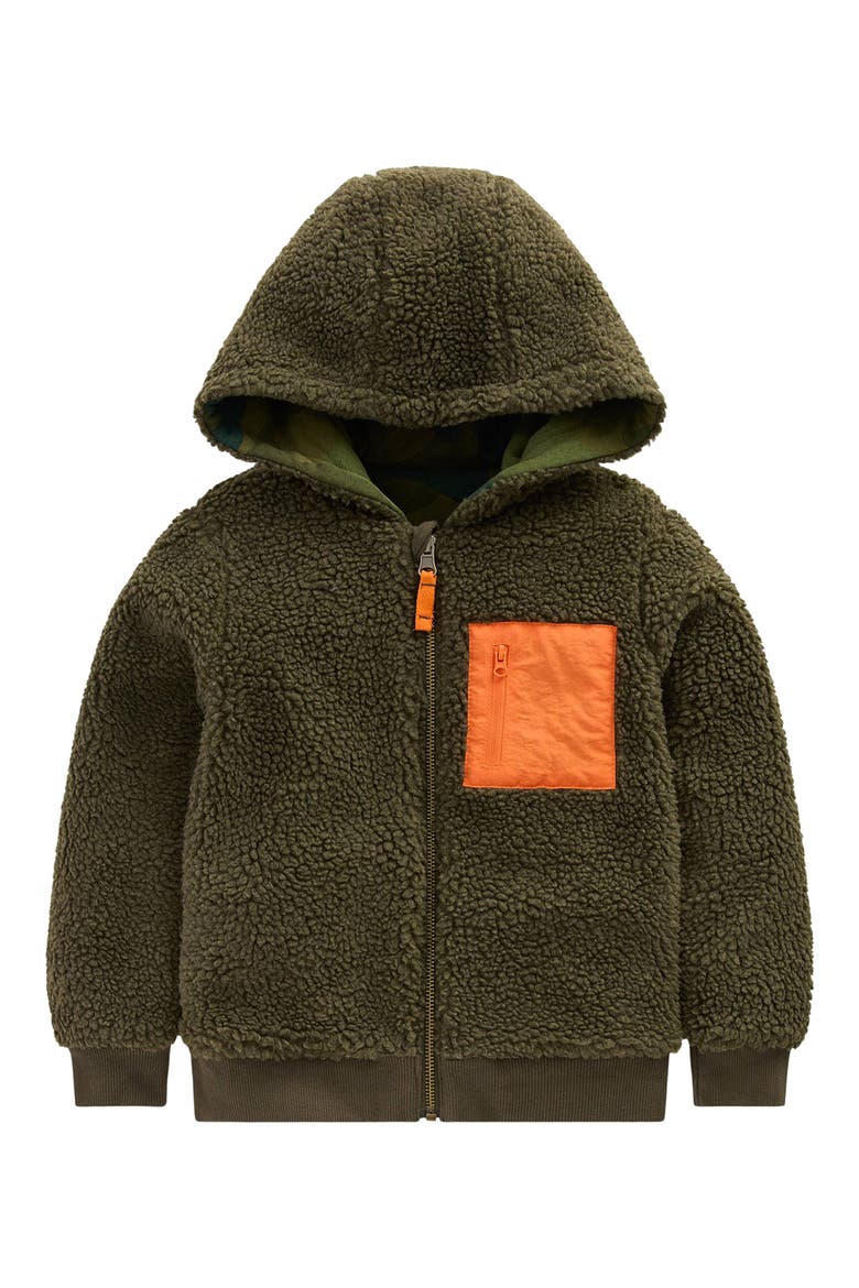 Kids' Fleece Lined Zip Hoodie, Alternate, color, CAMO