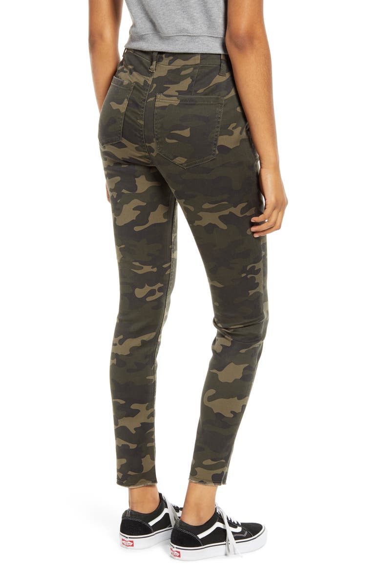 Camo Print Skinny Utility Pants, Alternate, color, CAMO