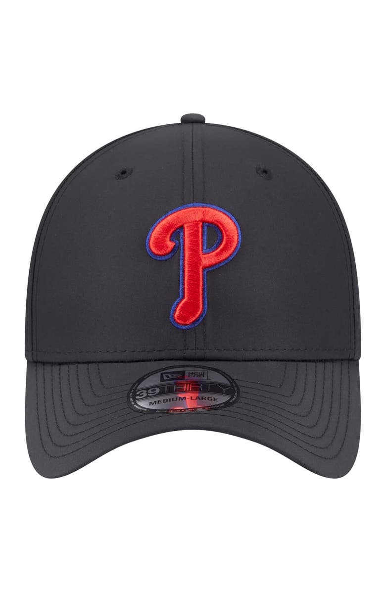 New Era Men's New Era  Black Philadelphia Phillies Night 39THIRTY Flex Hat, Alternate, color, Black