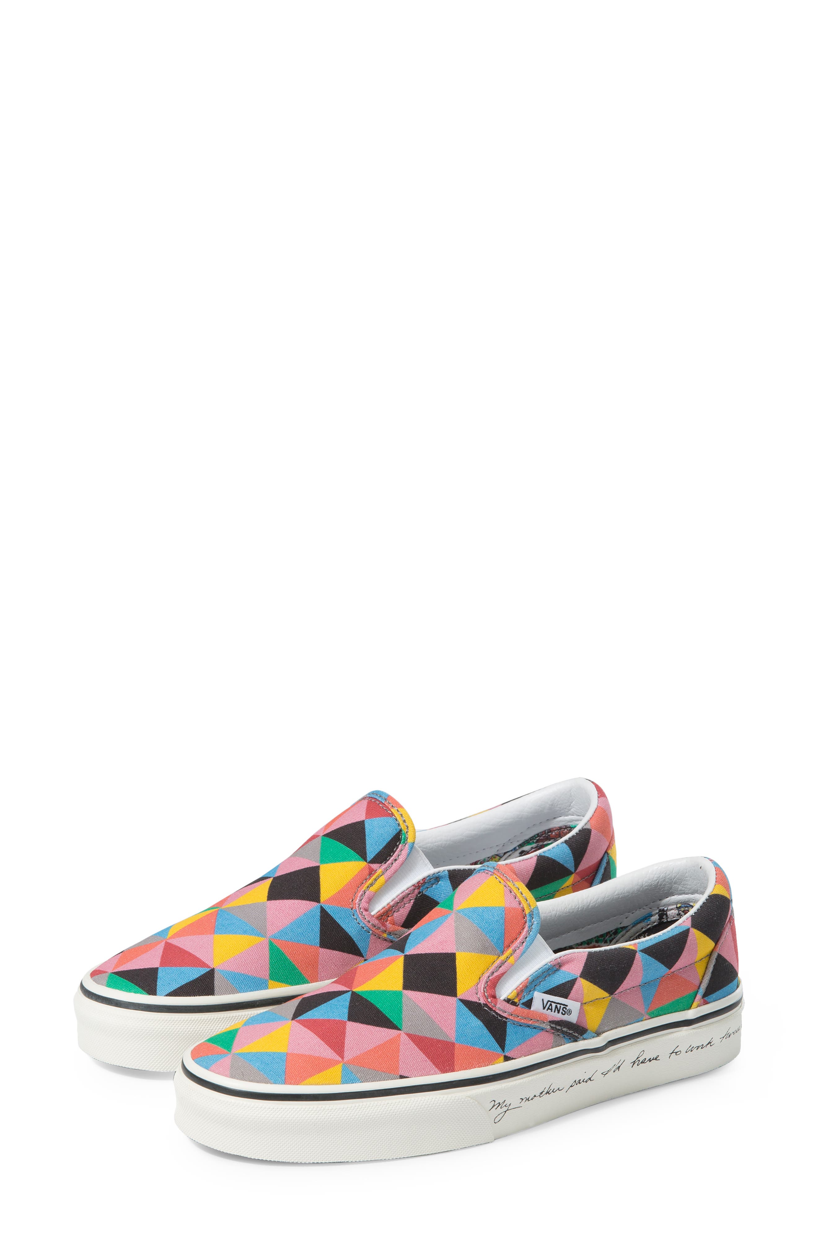 Vans x MoMA Faith Ringgold Slip-On Sneaker, Main, color, 