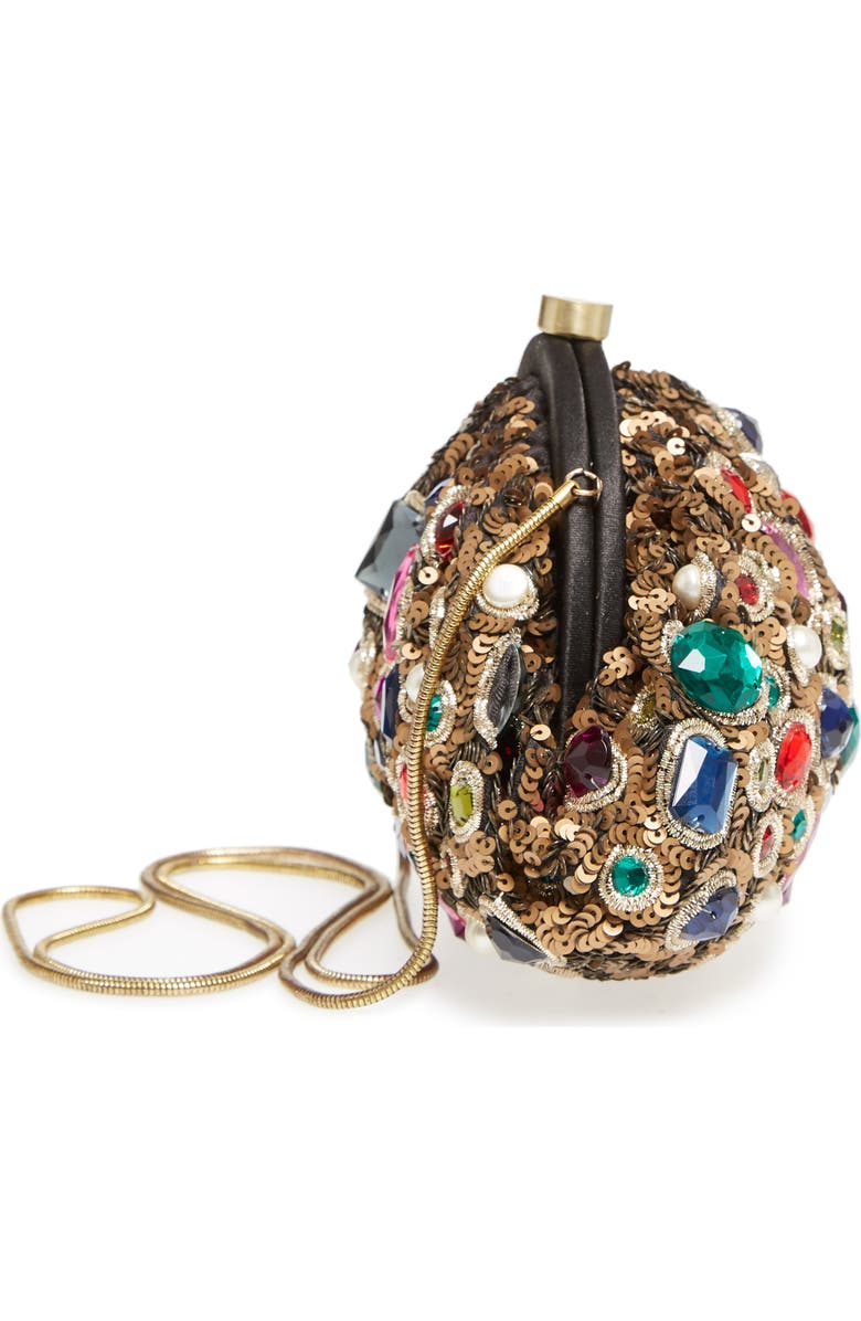 Steve Madden Jewel Frame Pouch, Alternate, color,