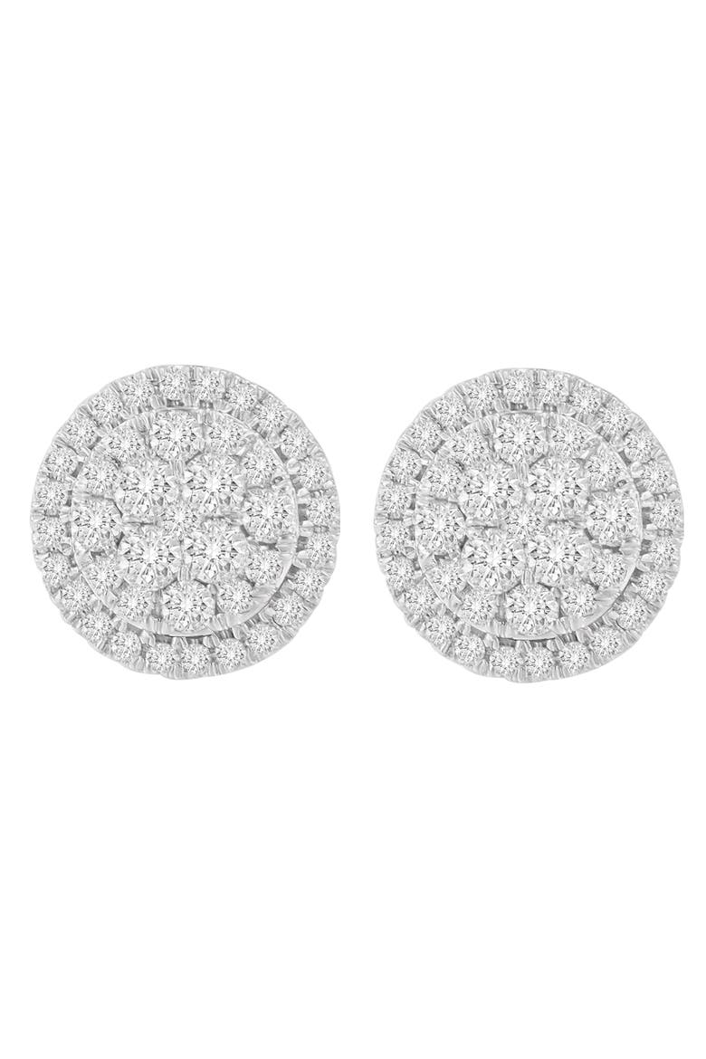 10K Yellow Gold 1.5 cttw Round Cut Diamond Earrings, Main, color, Yellow