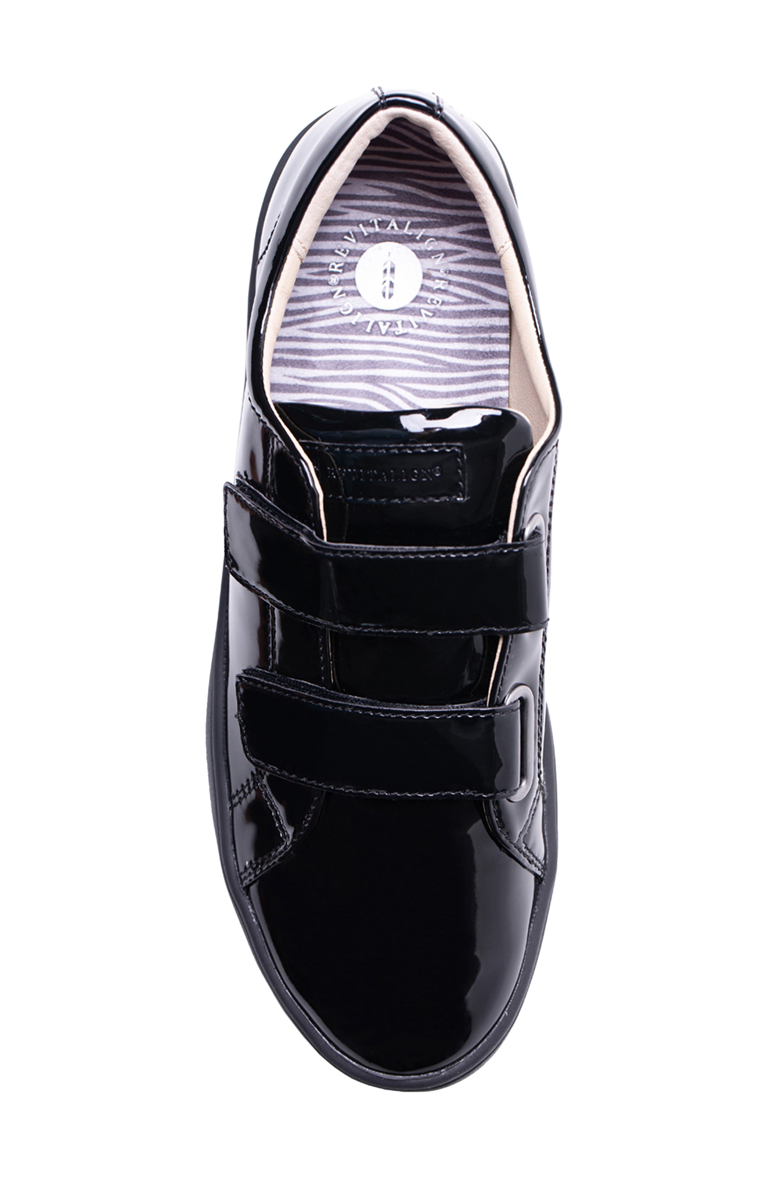 Malibu Bella Faux Leather Sneaker, Alternate, color, BLACK