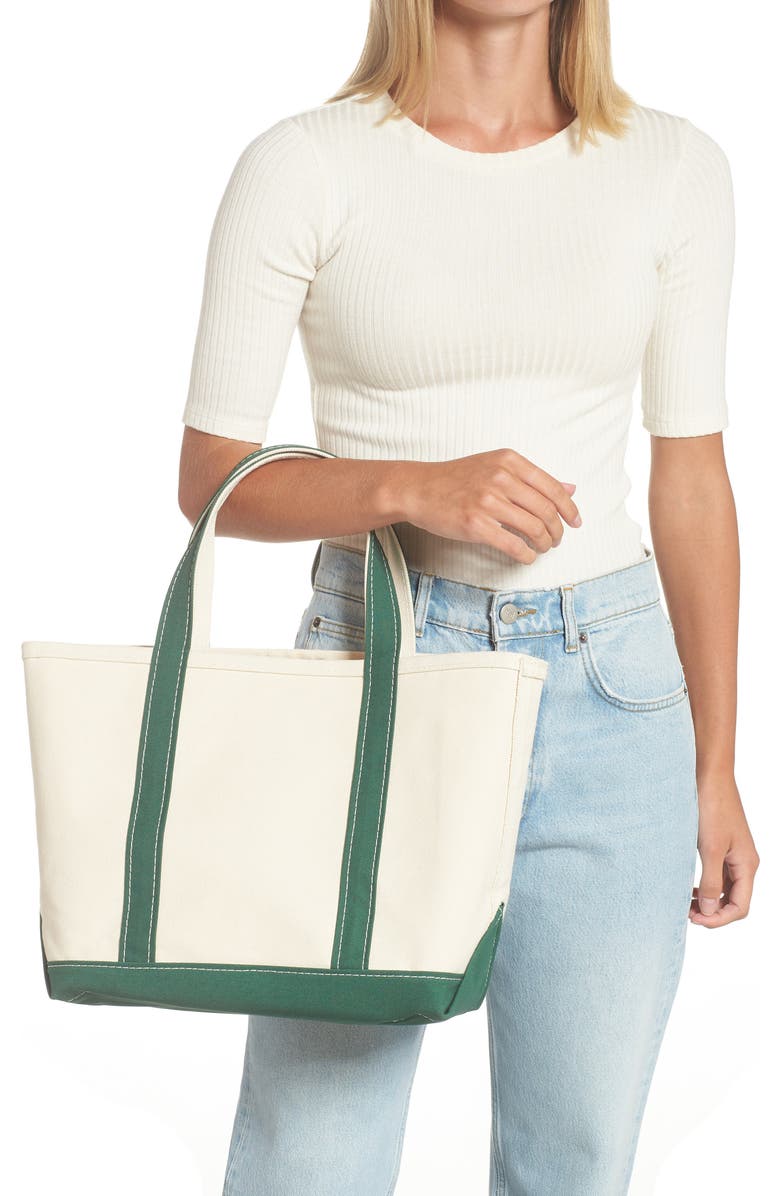 L.L.Bean Boat & Tote Cotton Canvas Bag, Alternate, color,