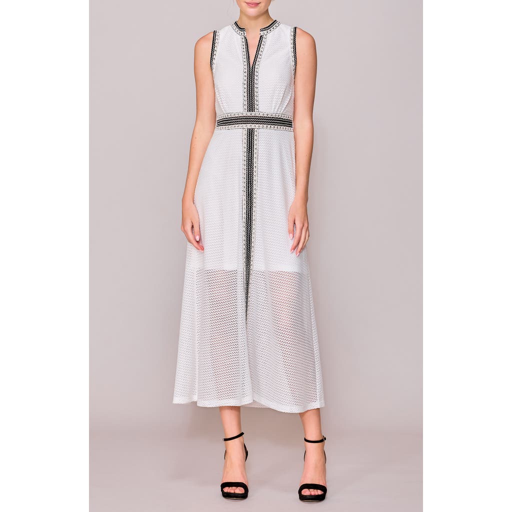 Melloday Sleeveless Lace Dress