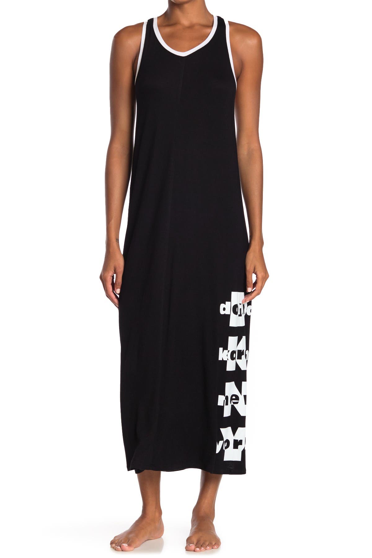 DKNY Logo Maxi Sleep Dress (Women) | Nordstromrack