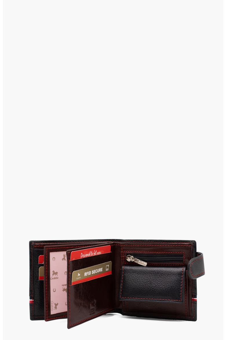 The Sailor Bifold Leather Wallet 588, Alternate, color, Navy