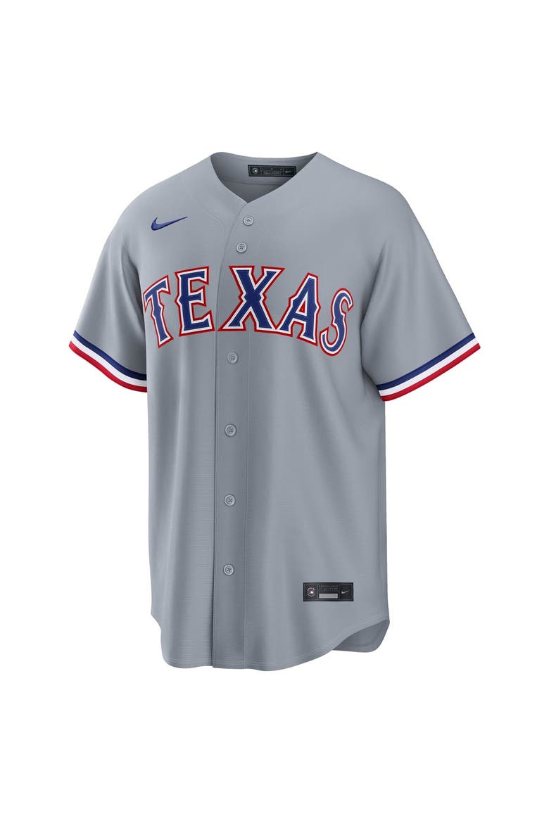 Men's Nike Corey Seager Gray Texas Rangers Road Replica Jersey, Alternate, color, Gray