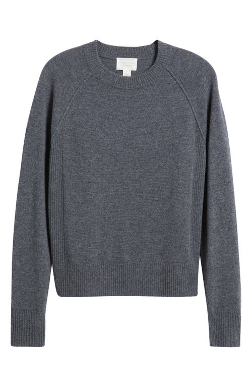 Caslonr Caslon(r) Raglan Sleeve Wool & Cashmere Sweater In Gray