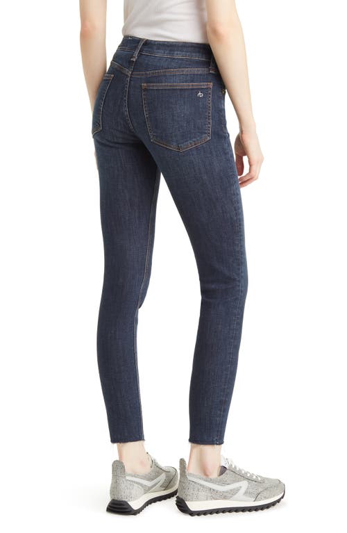 Rag & Bone Cate Brand-embroidered Skinny-fit Mid-rise Stretch-denim Jeans In Blue