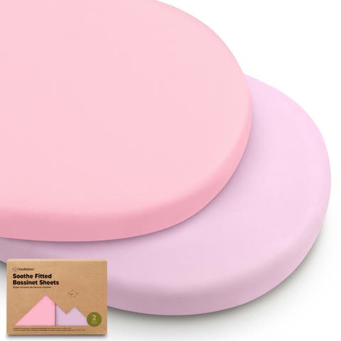 2-Pack Soothe Fitted Bassinet Sheets