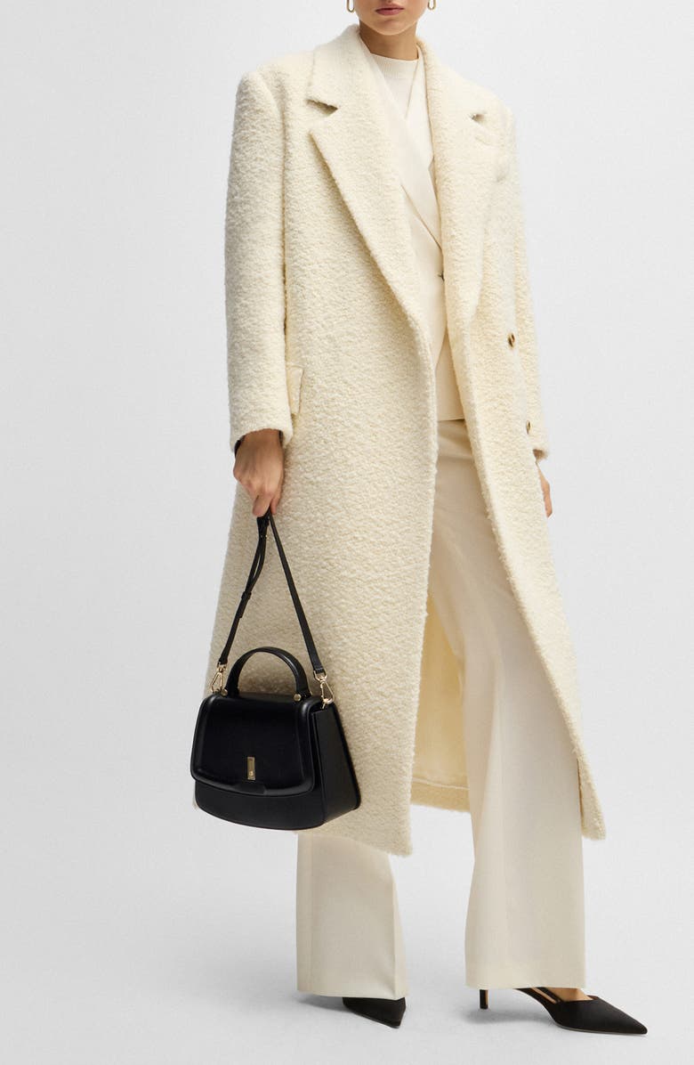 HUGO Ariell Leather Top Handle Bag, Alternate, color,