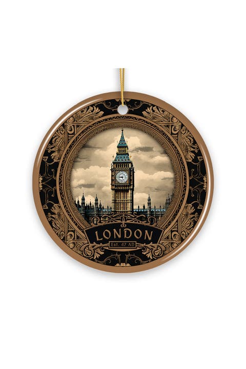 Victorian Big Ben London Ceramic Ornament