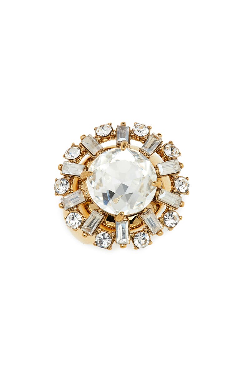 J.Crew Snowflake Cocktail Ring, Main, color,