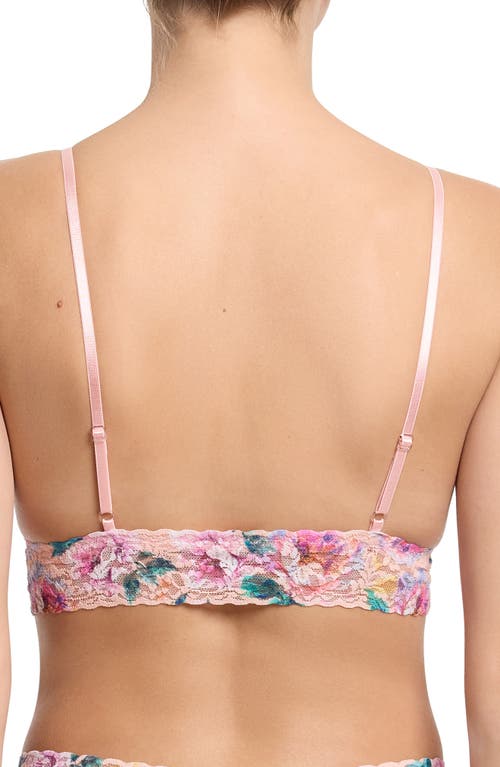 Hanky Panky Padded Lace Bralette In Pink