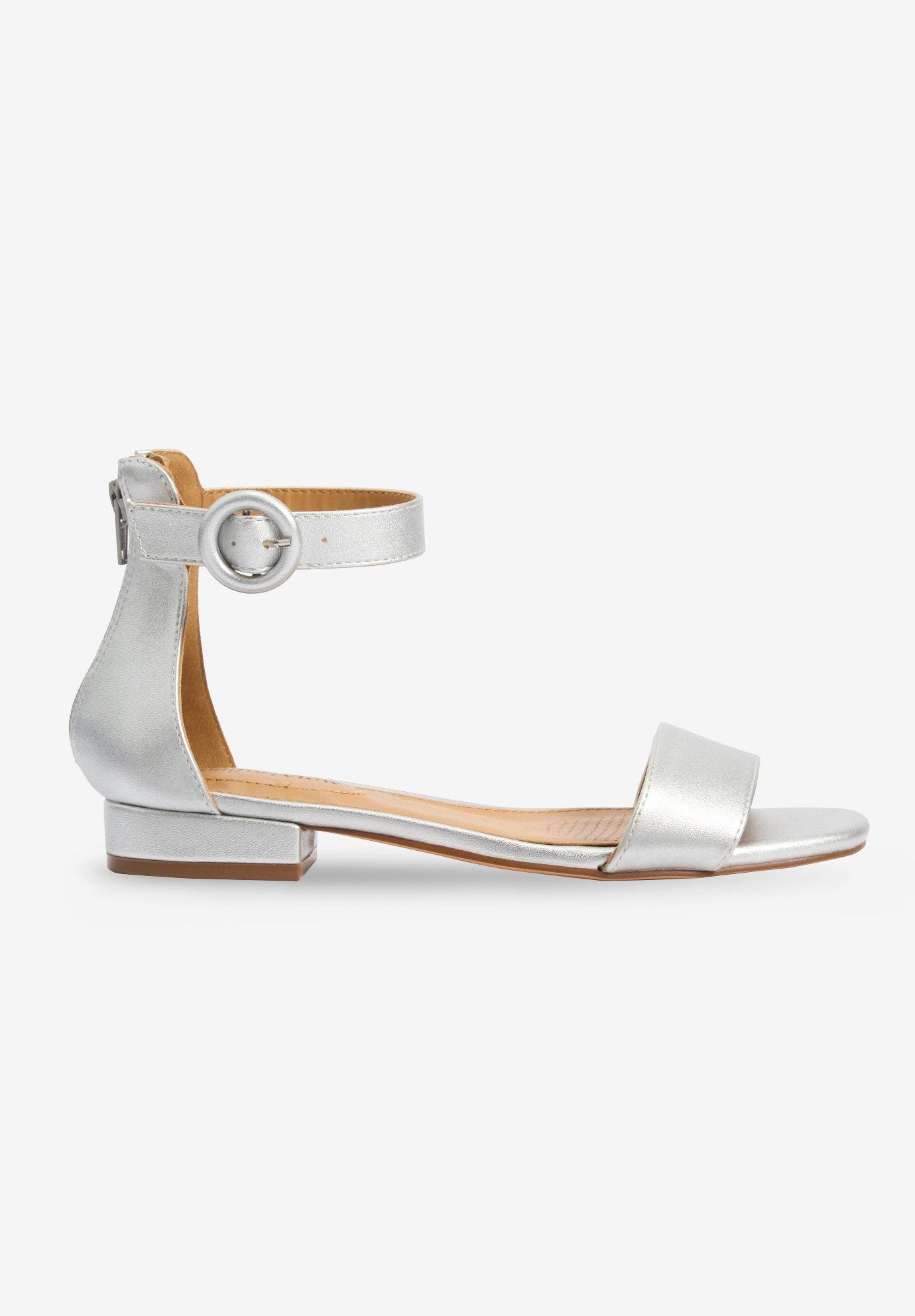 The Alora Sandal, Alternate, color, SILVER