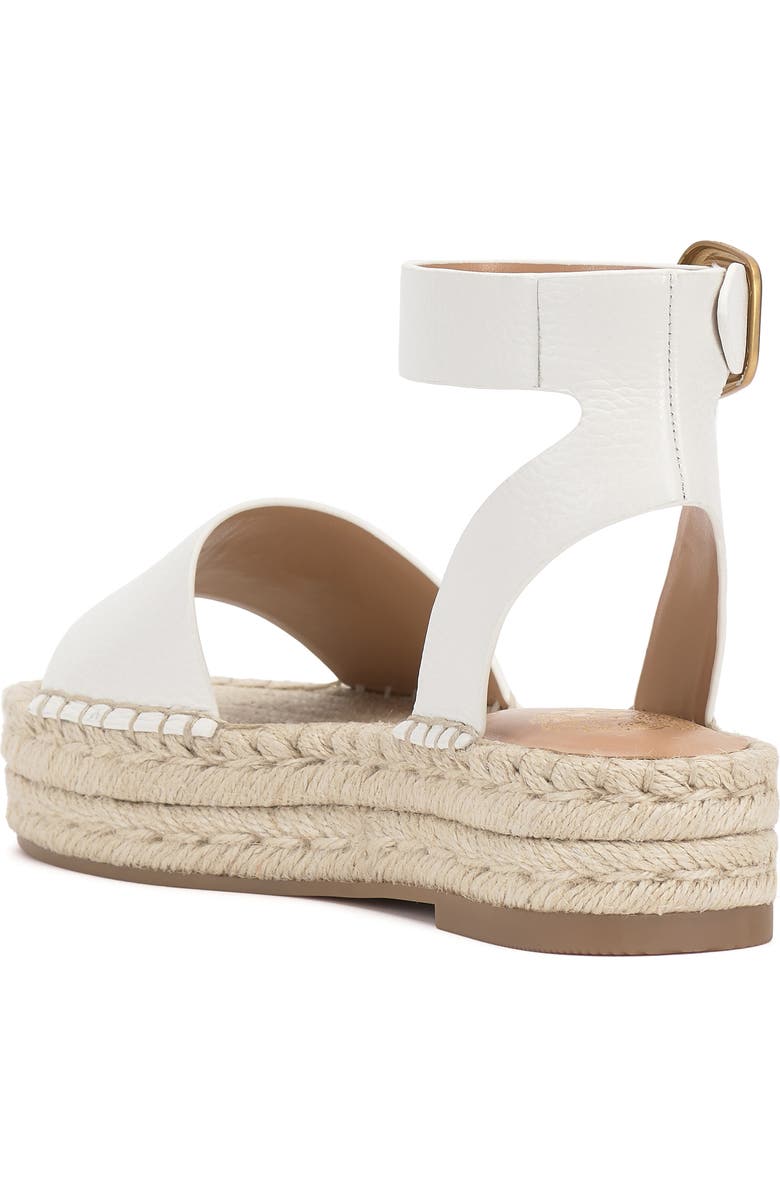 Vince Camuto Darna Ankle Strap Platform Sandal, Alternate, color, Bianco