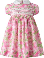 Rachel Riley Classic Rose Smocked Dress and Bloomers