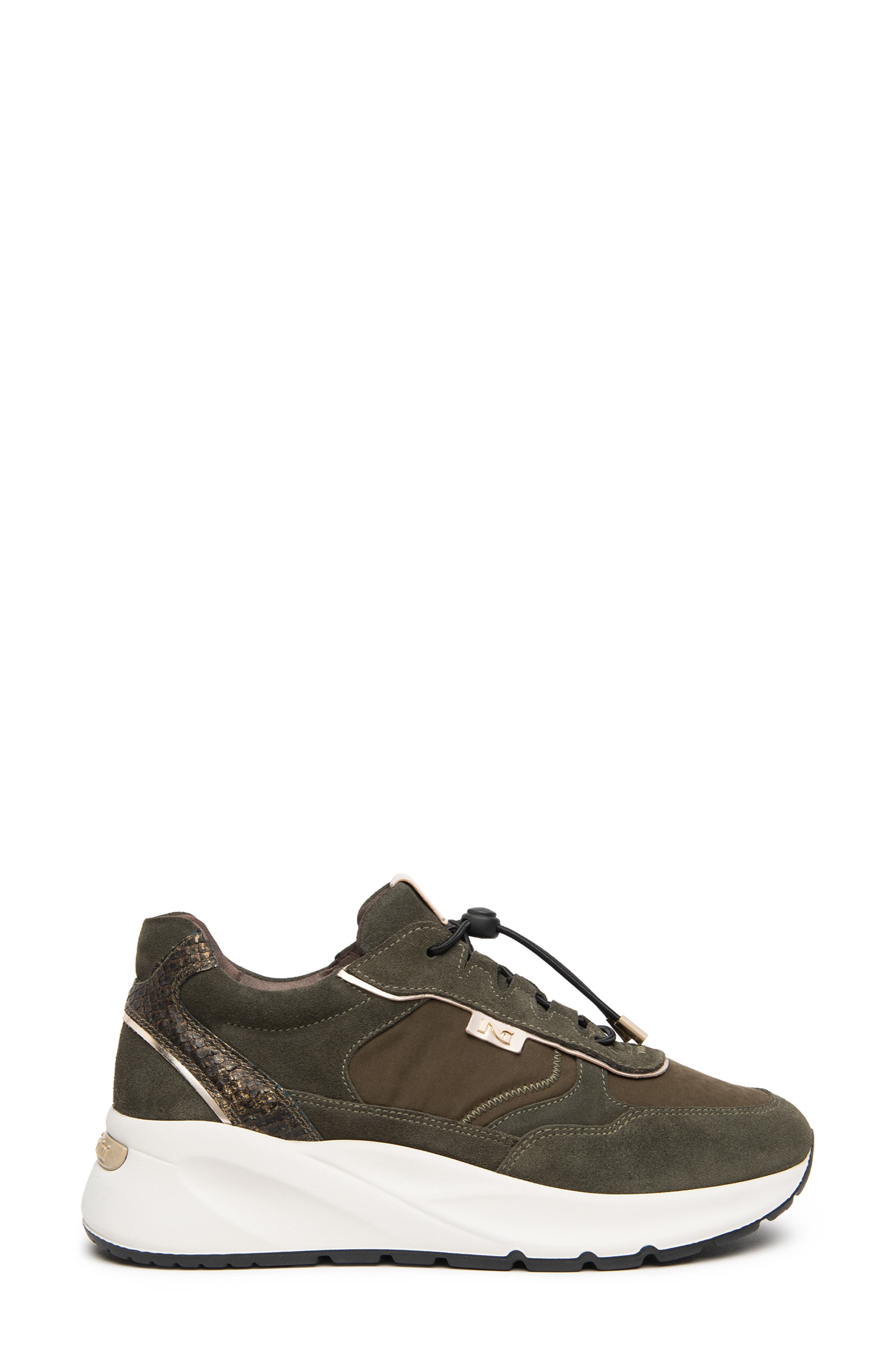 Bungee Sneaker, Alternate, color, OLIVE