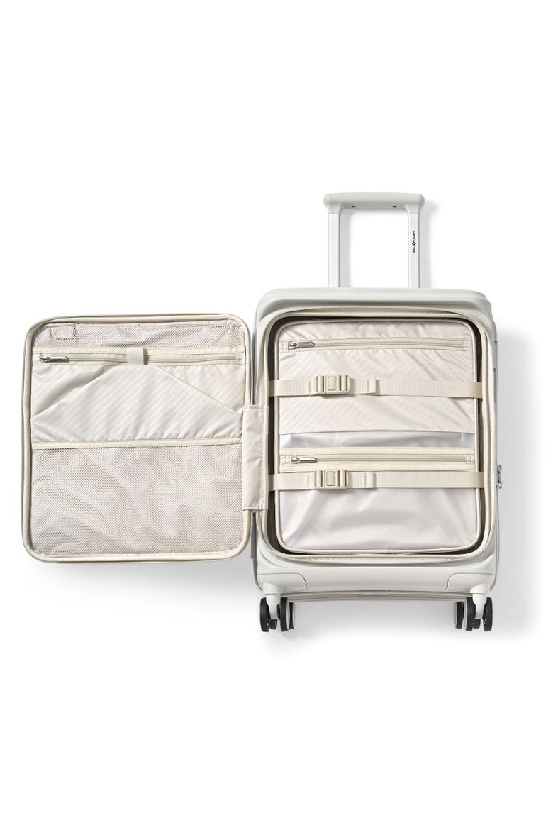 Paralux Global 22" Carry On Spinner Luggage, Alternate, color, Stone Grey