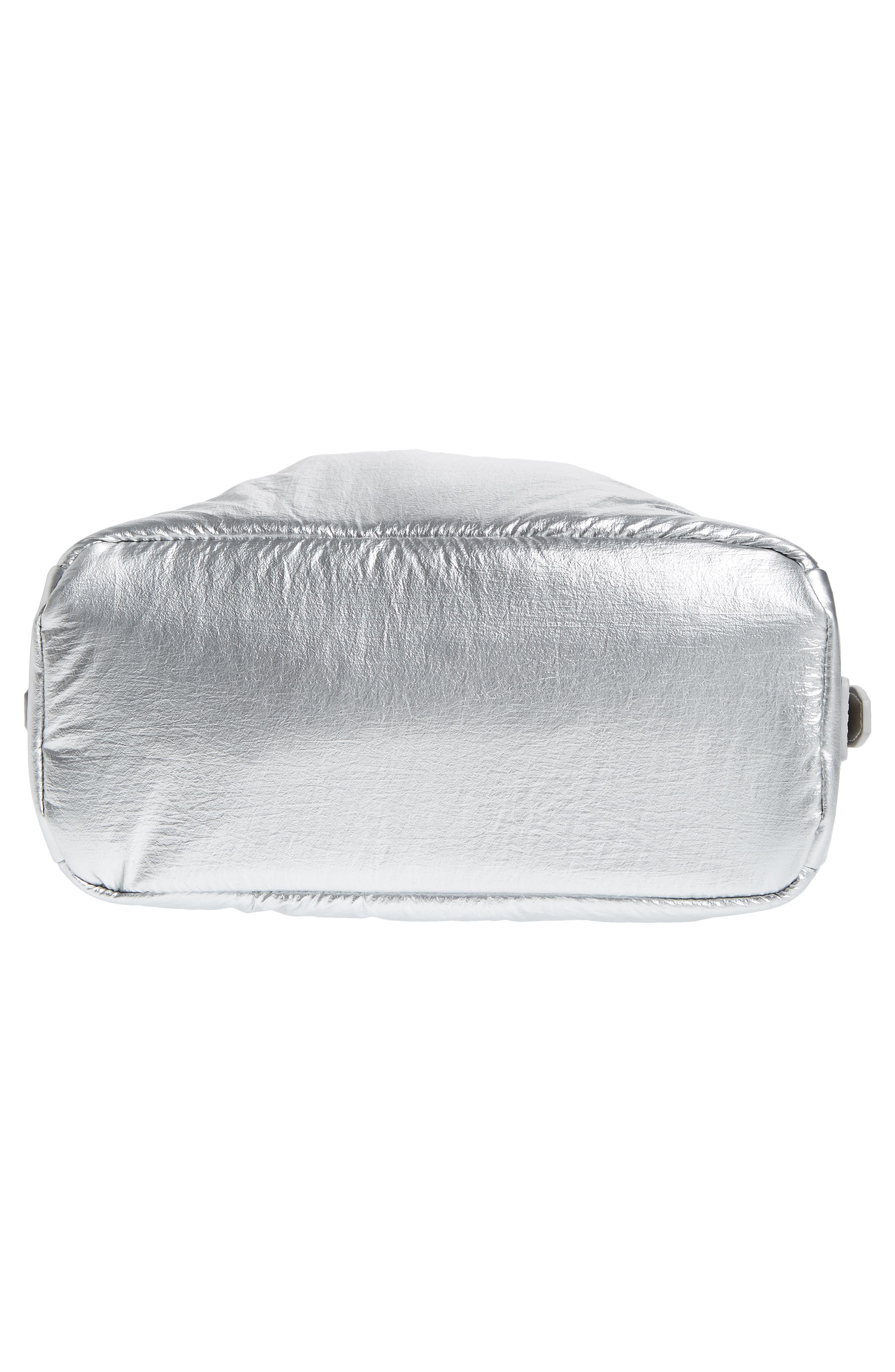 Medium Nimbus Water Resistant Nylon Pouch, Alternate, color, SILVER