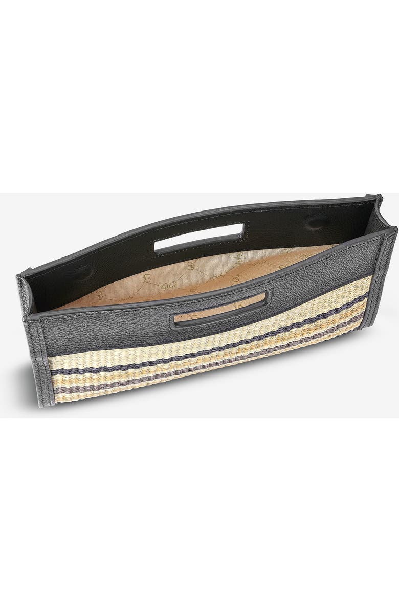 GiGi New York Remy Clutch, Alternate, color, Natural Raffia