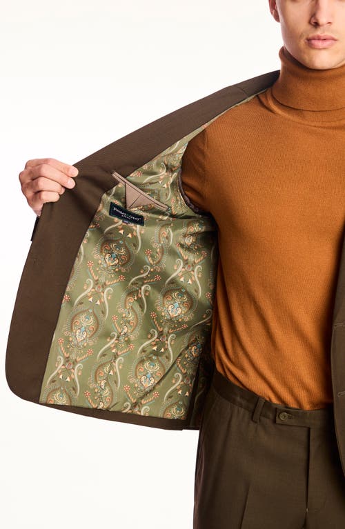Paisley & Gray Dover Slim Fit Blazer In Brown