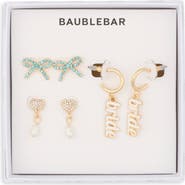 BaubleBar Bridal Party Set of 3 Assorted Earrings Set